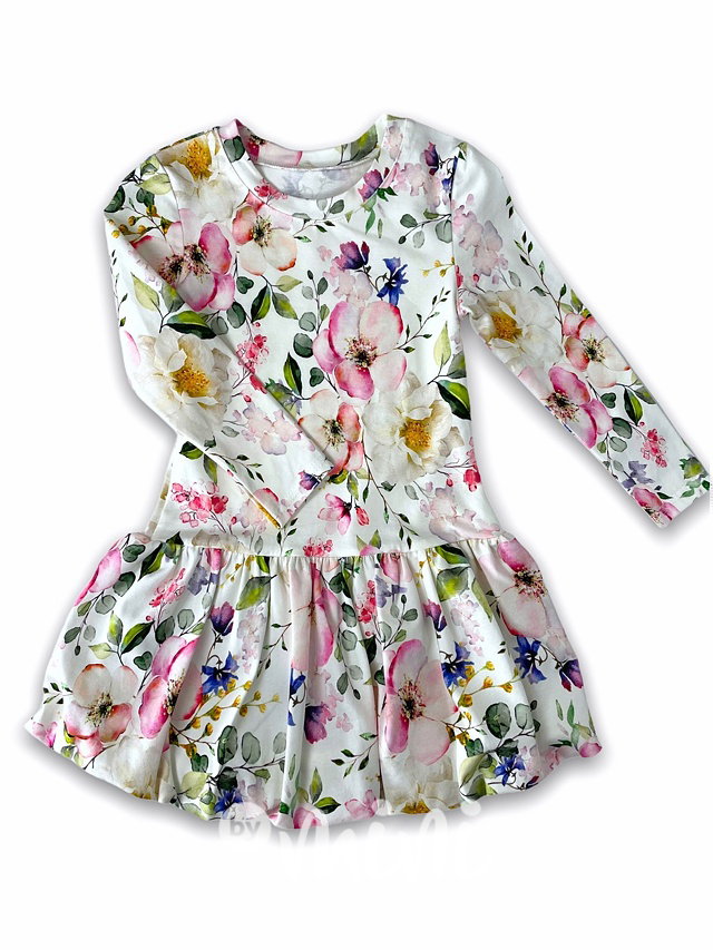 Flower dress s balonovou sukní