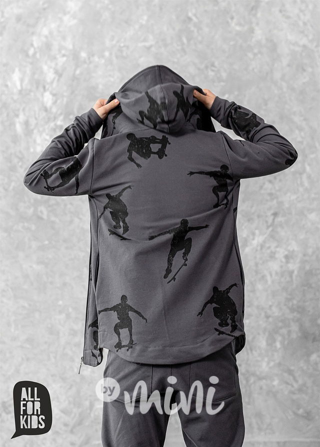 Skate mikina steel *AFK*