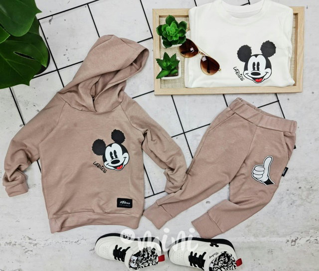 Mickey chocolate mikina + tepláky