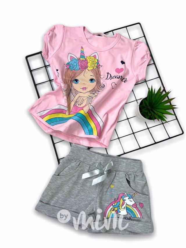 Rainbow summer set - pink