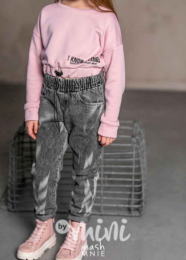 Boyfriend jeansy ice grey *MashMnie*