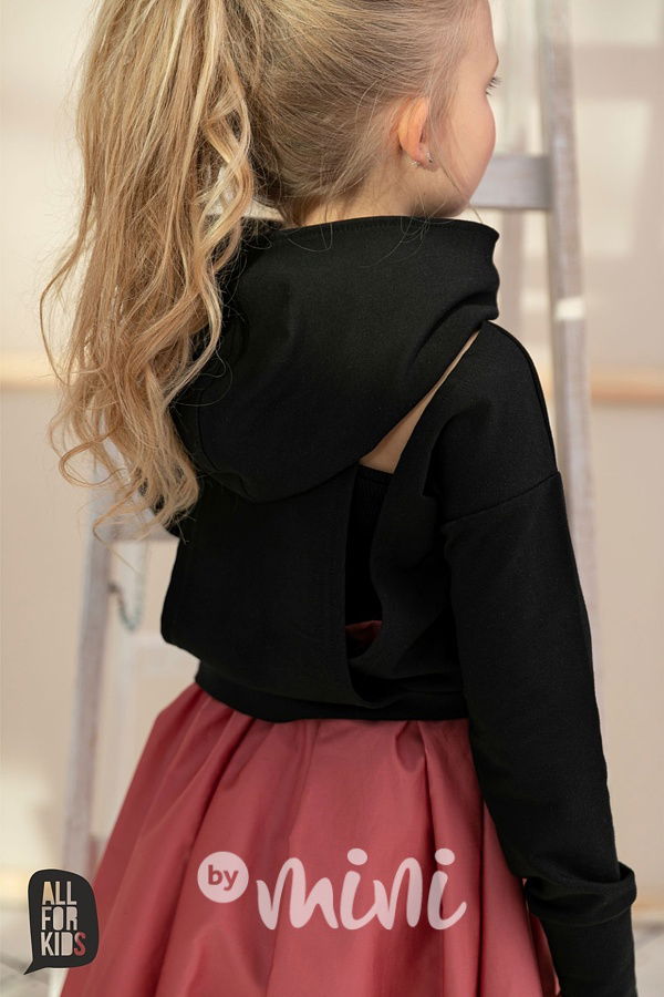 Mikina crossed backs černá *AFK*