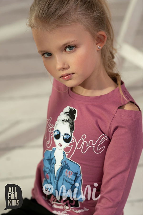 Dívčí Blůzka s nápisem its girl 