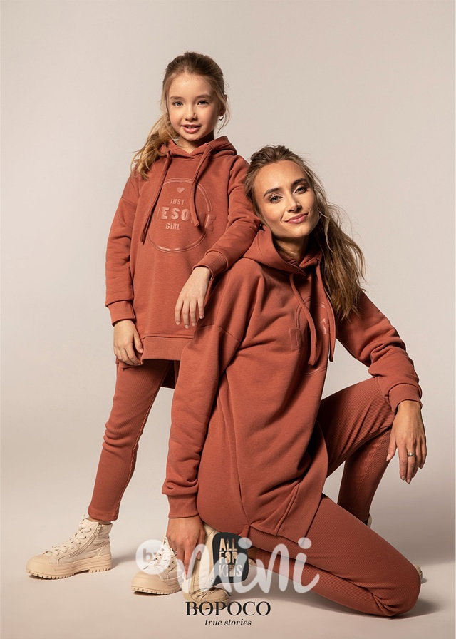 Stejná mikina mamka a dcera hoodie