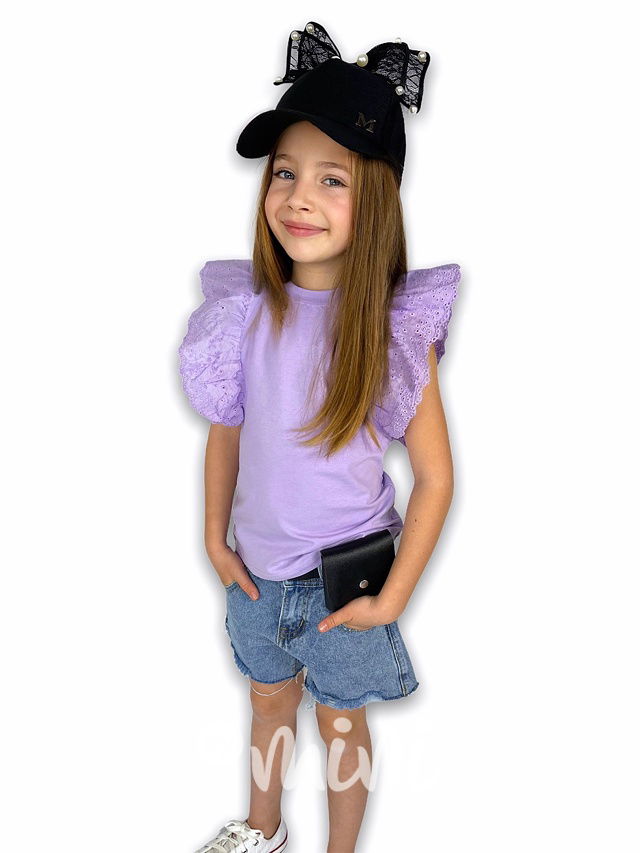 Ripped jeans kraťasy s páskem