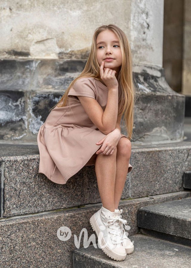 Beige letní šaty BESTSELLER