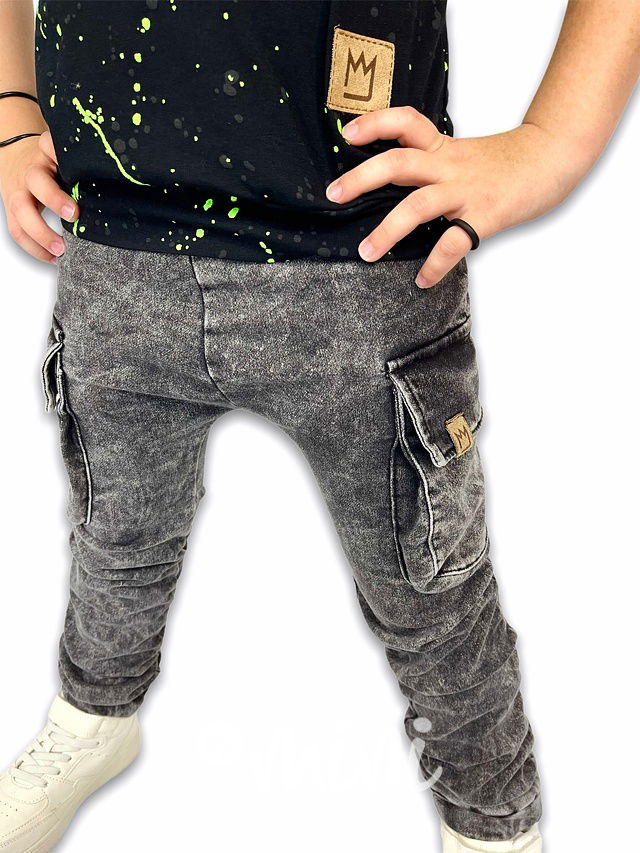 Dark jeans chlapecké baggy kapsáče