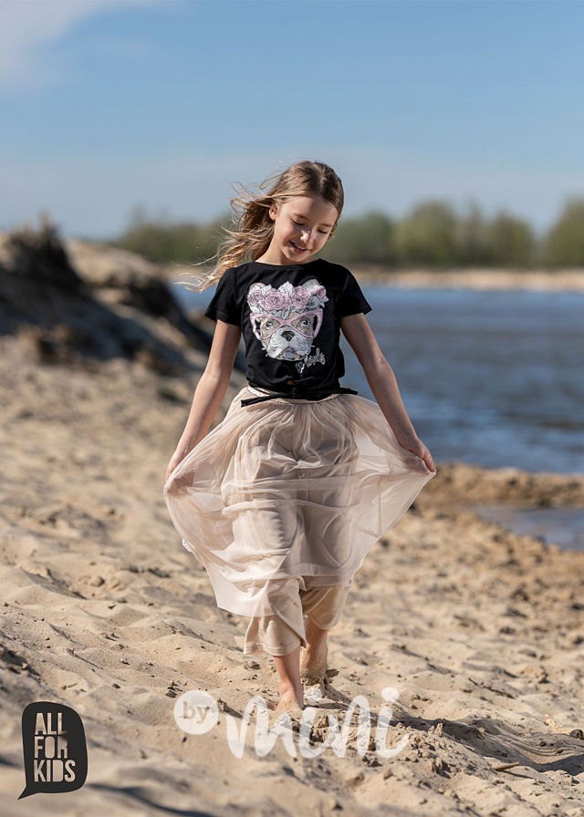 Blůzka buldoček - černá *AFK*