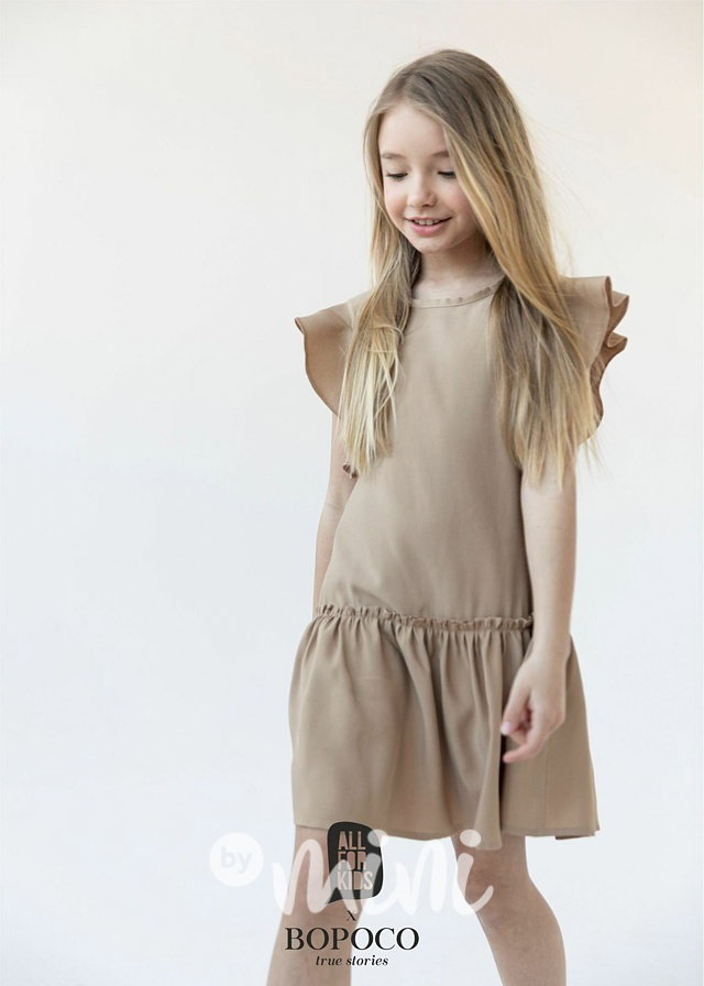 Summer holiday šaty beige