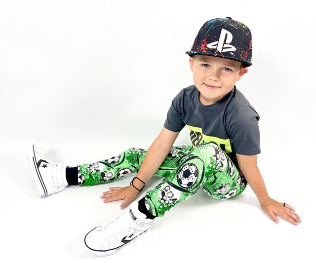 Baggy fotbal s kapsičkou a zipem