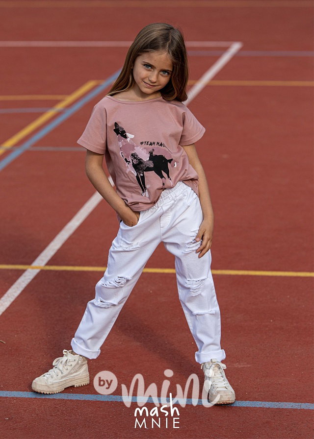 WOLF blůzka pink *MashMnie*