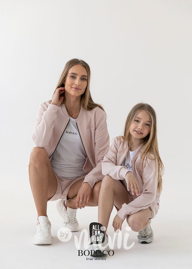 Růžové loungewear kraťasy