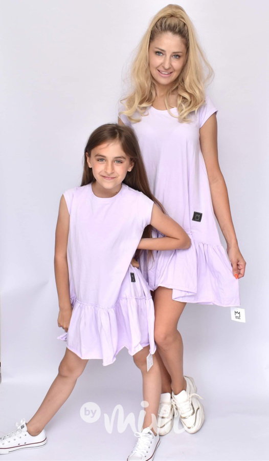 Lila oversize šaty *TOP*