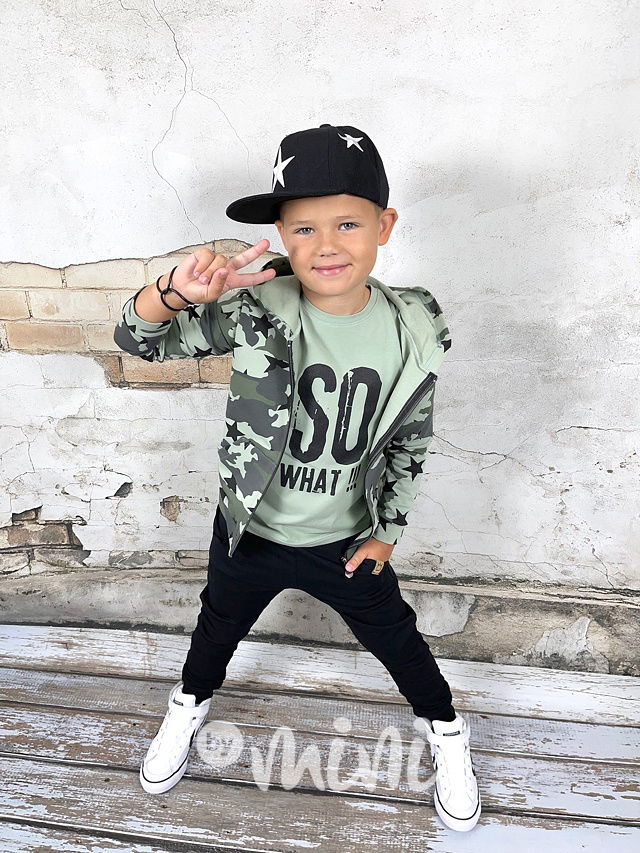 Černé chlapecké tepláky - BASIC