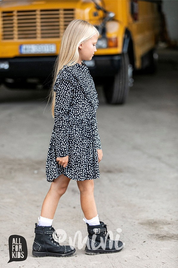 Boho elegant šaty puntík
