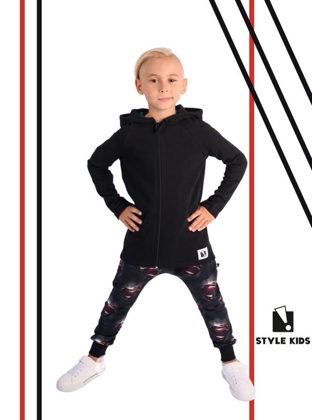 LIMITED EDITION long mikina - černá