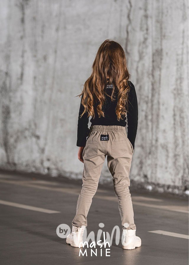 Žebrovaná blůzka černá *MashMnie*