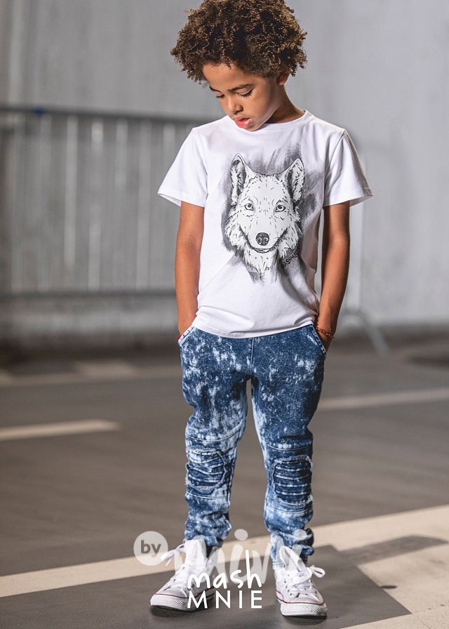 BRUSH acid wash jeansy blue *MashMnie*