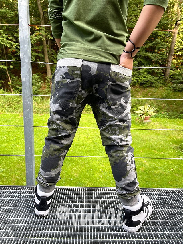 Tepláky wood army - BASIC