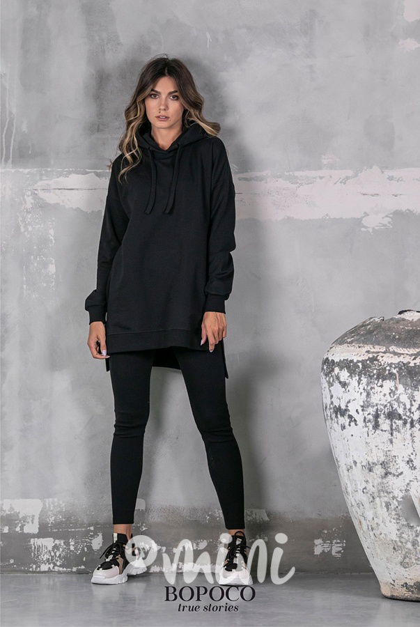 BOPOCO hoodie mikina black