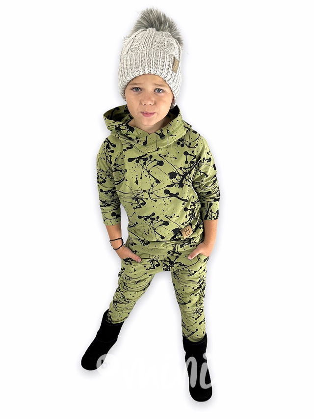 Pistacchio splash mikina