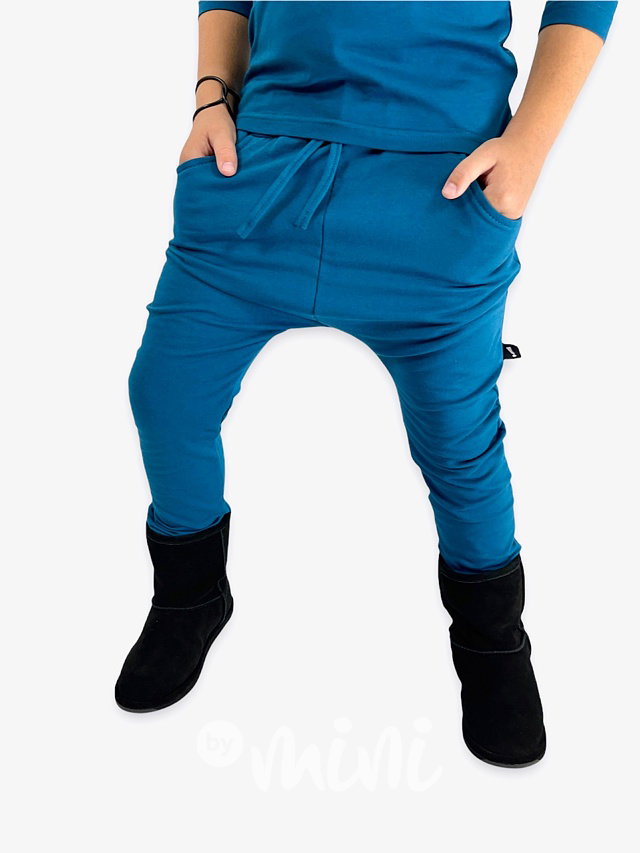 TERMO baggy tepláky BASIC - ocean