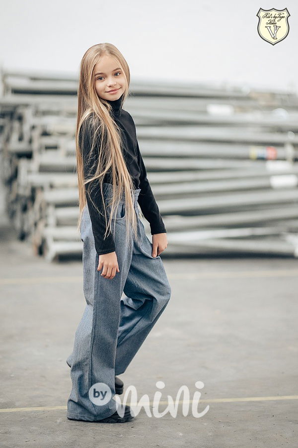 Voga blue jeans kalhoty široké nohavice