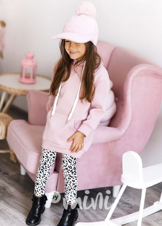 Alpaka kšilt s bambulkou pink