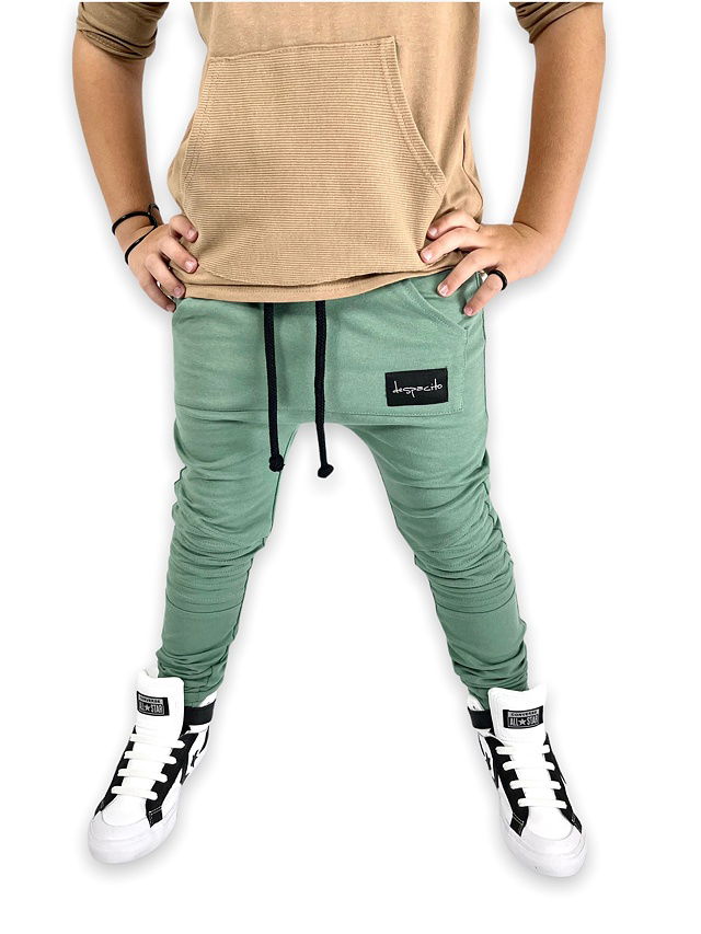 DESPACITO biker tepláky pastel mint