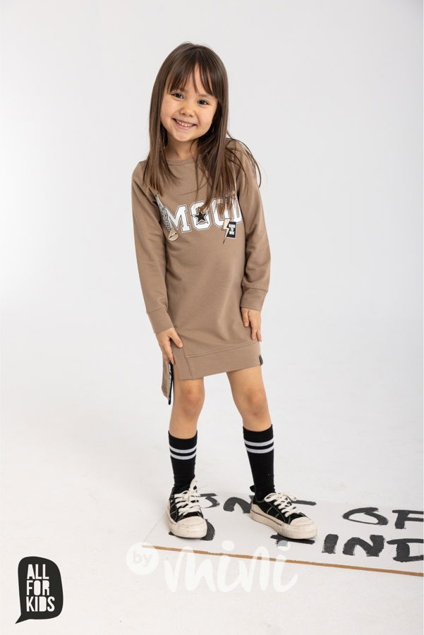 MOOD mikinová tunika béžová