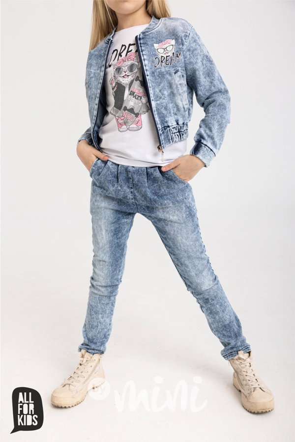 Cool cat jeans bomber blue