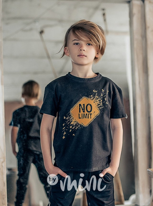 Voga boy triko NO LIMIT černé