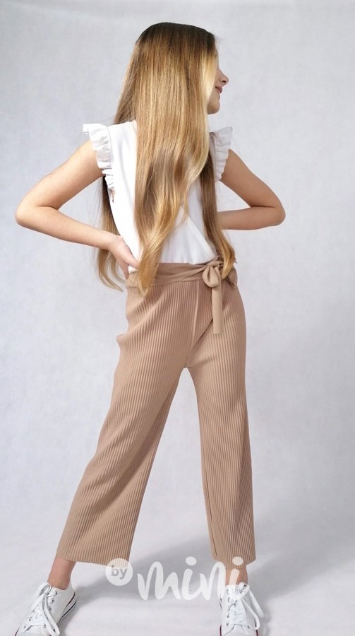Glamour letní overal white/beige