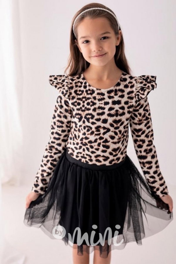 Černá tylová tutu sukně Lily Grey