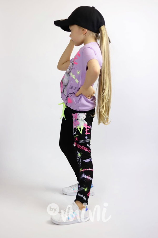 Teddies set lila