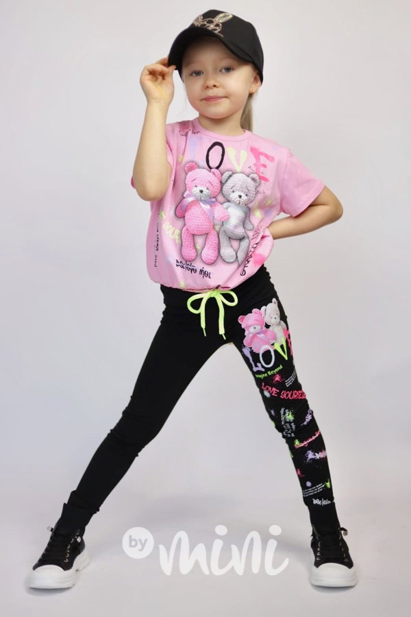 Teddies set pink