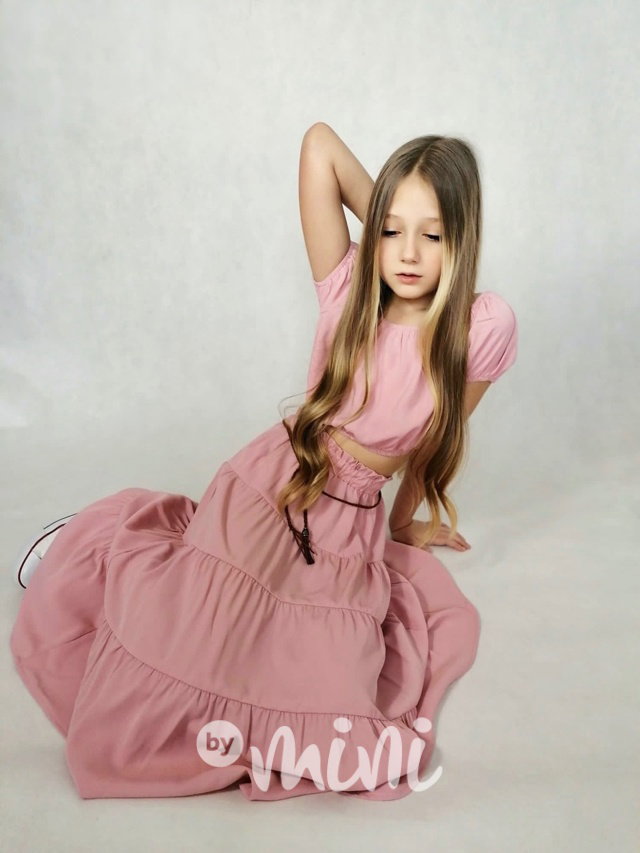 Letní boho set růžový