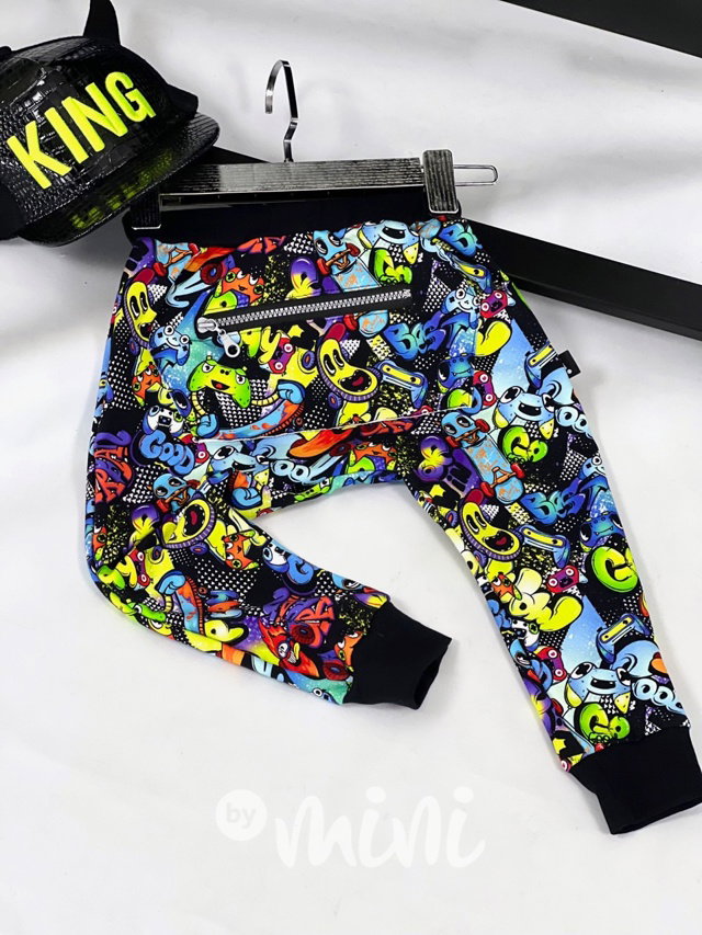 Baggy Crazy s kapsičkou a zipem