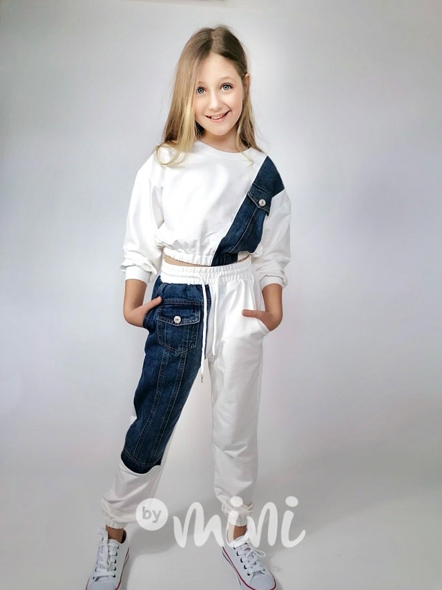 GLAMOUR souprava white&jeans