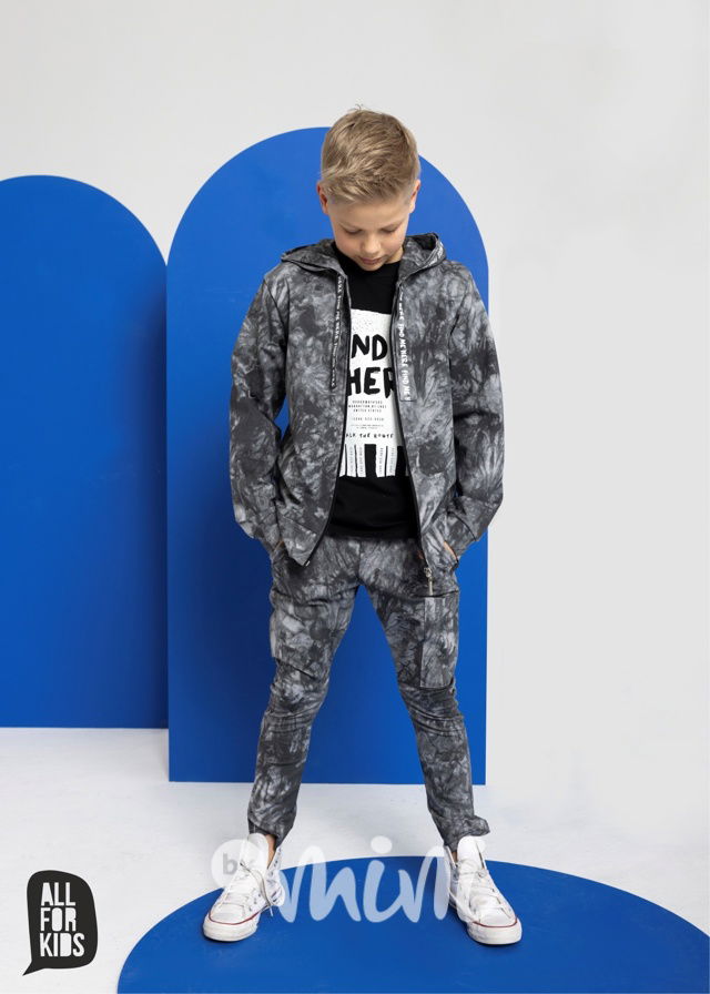 AFK jogger kalhoty tie-dye black