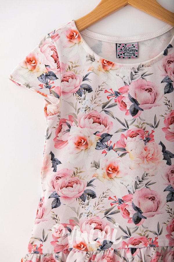 Lily Grey šaty pastel roses