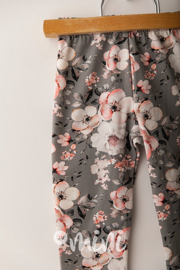 Grey season soft cotton legíny *Lily Grey*