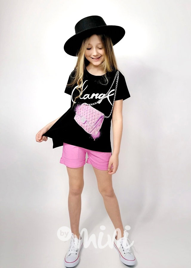 Glamour 3D triko černé