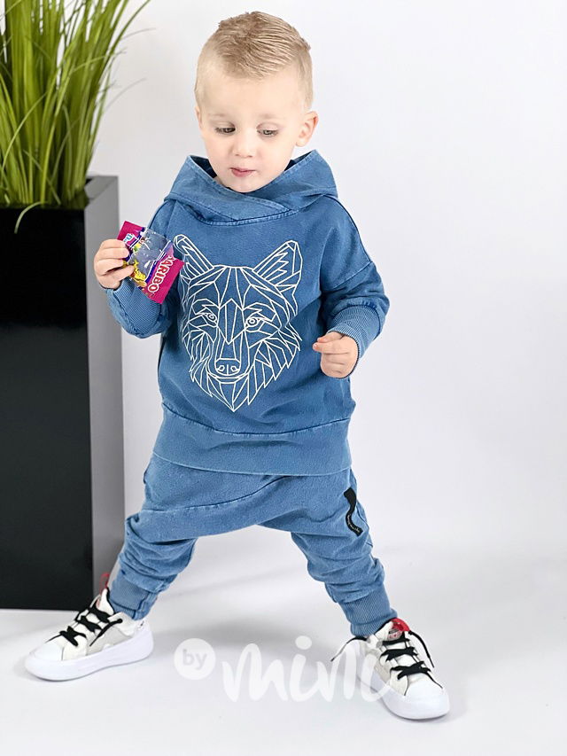 Despacito baggy acid wash blue