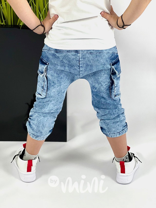 Jeans letní baggy kapsáče