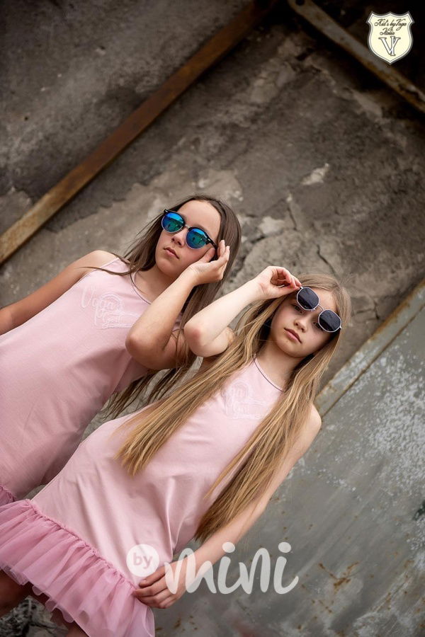 Voga tunika s tylem pink