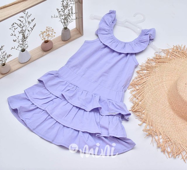 Frill bavlněné šaty La Loca lila