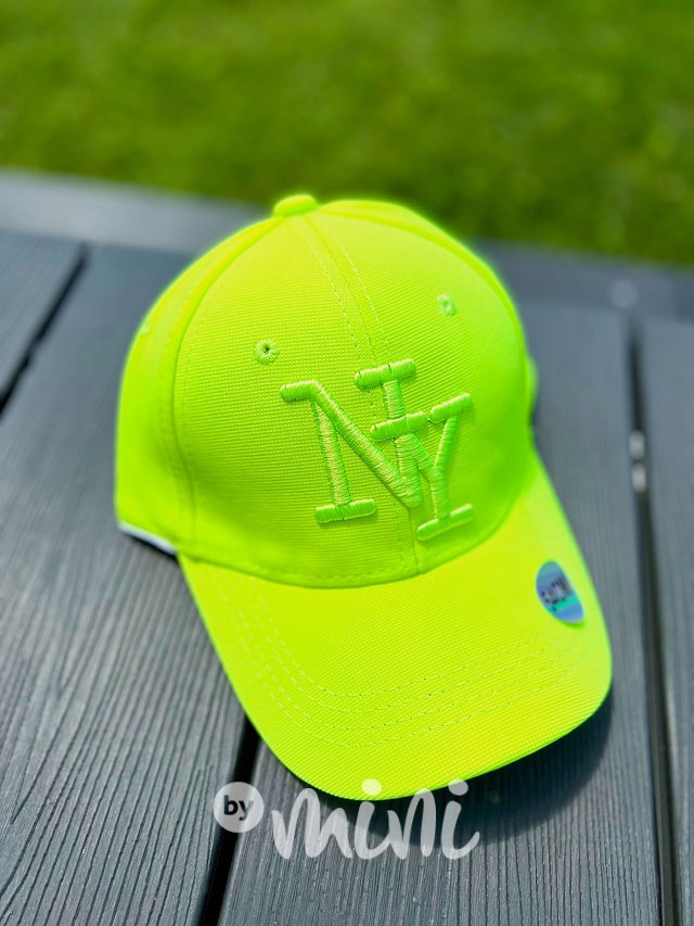 NY kšiltovka neon yellow
