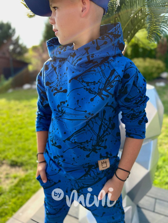 Blue splash mikina