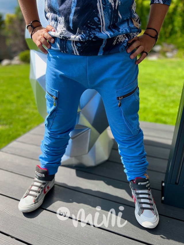 NEW baggy kapsáče sky blue